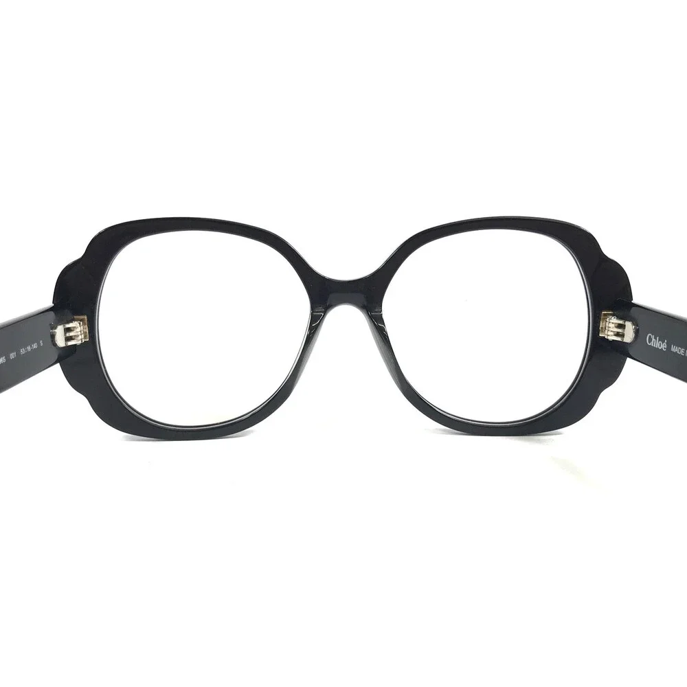 Chloe Sunglasses CH0196S 001 Shiny Black Oversized Purple Photochromic 53-16-140